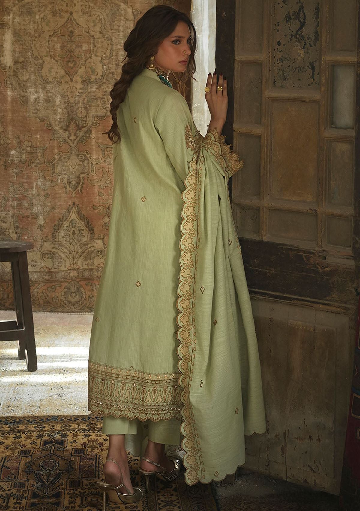 Gul Ahmed Emb Khaddar'26 K-62056