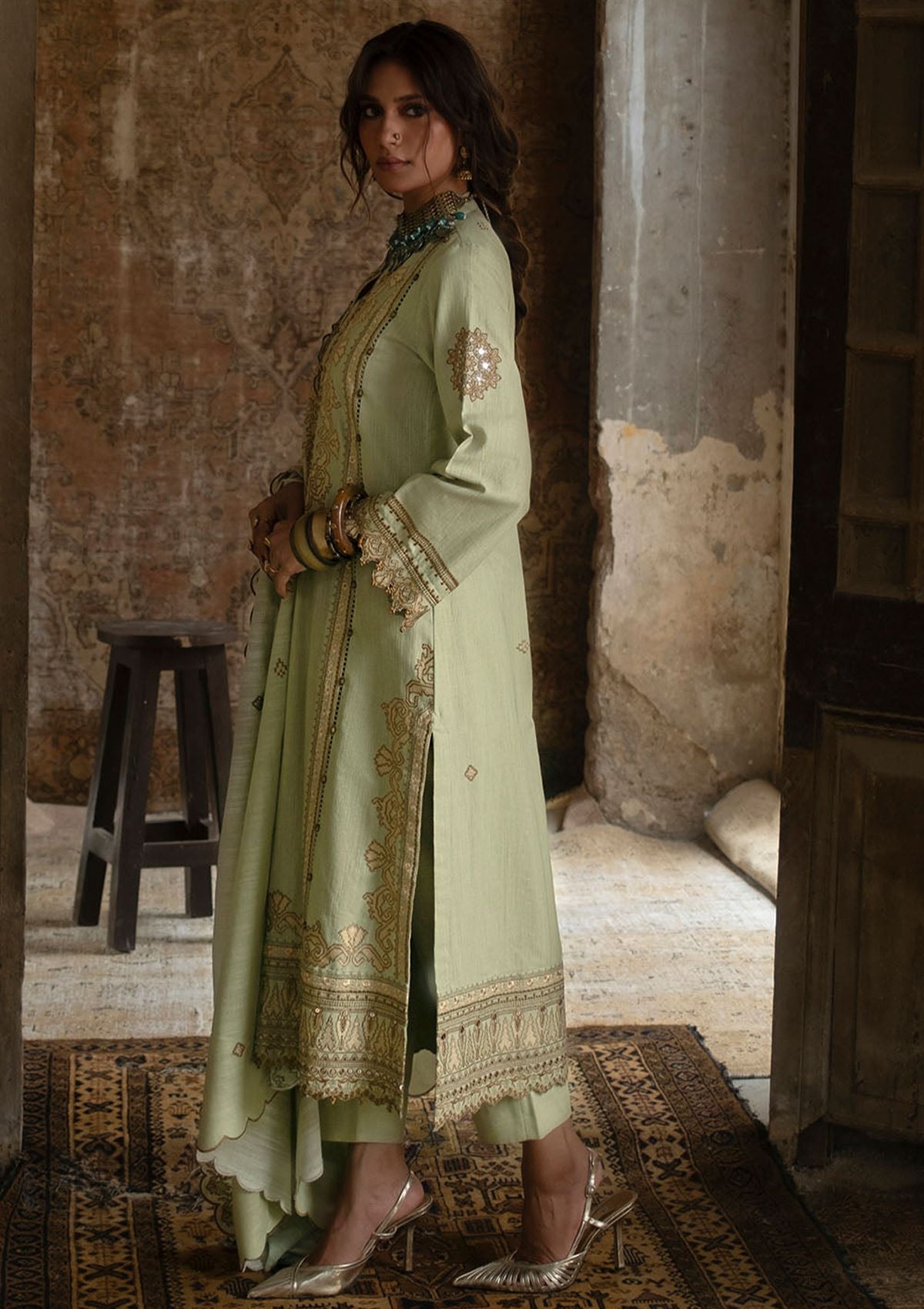 Gul Ahmed Emb Khaddar'26 K-62056