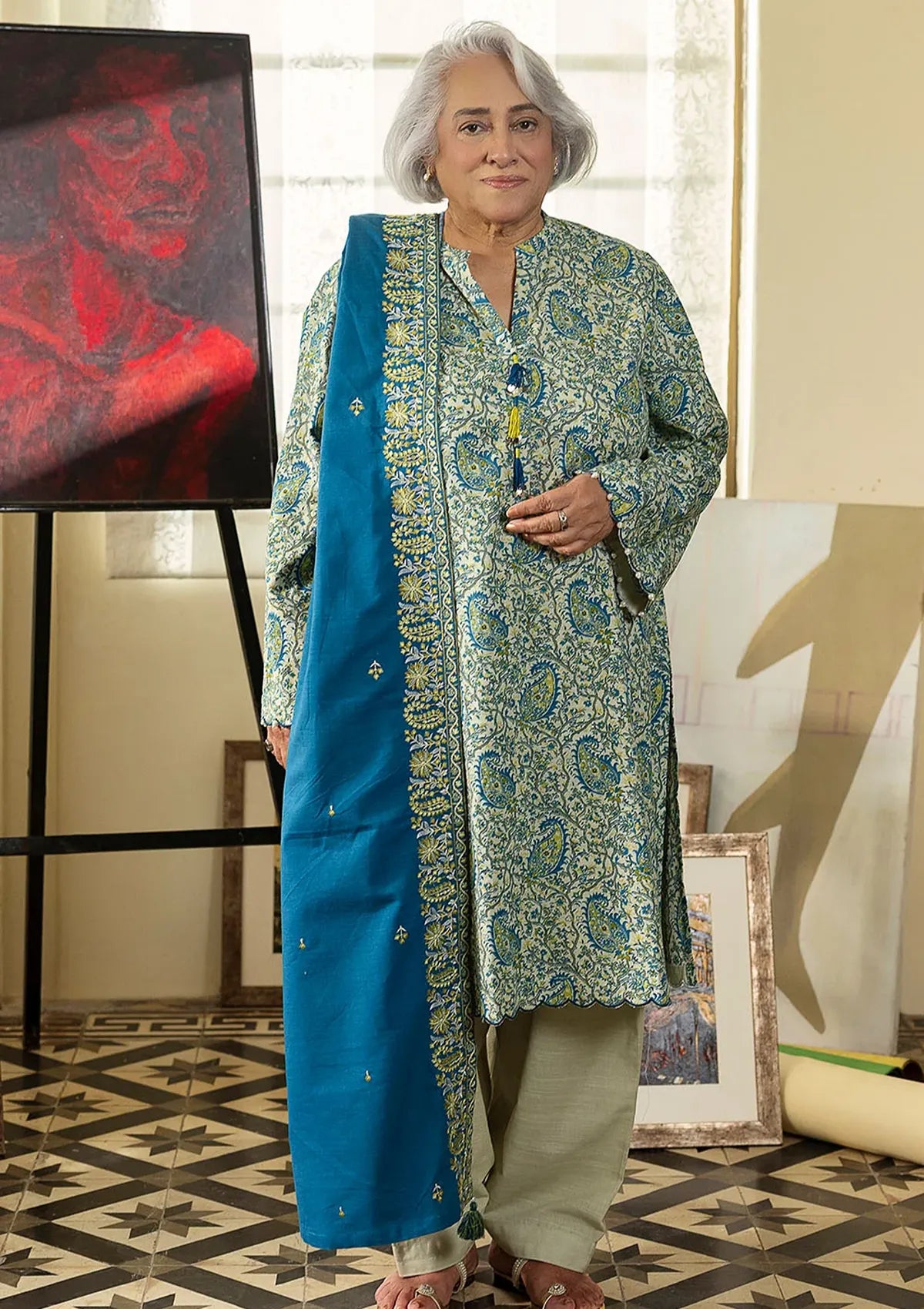 Gul Ahmed Printed Khaddar'26 K-52005