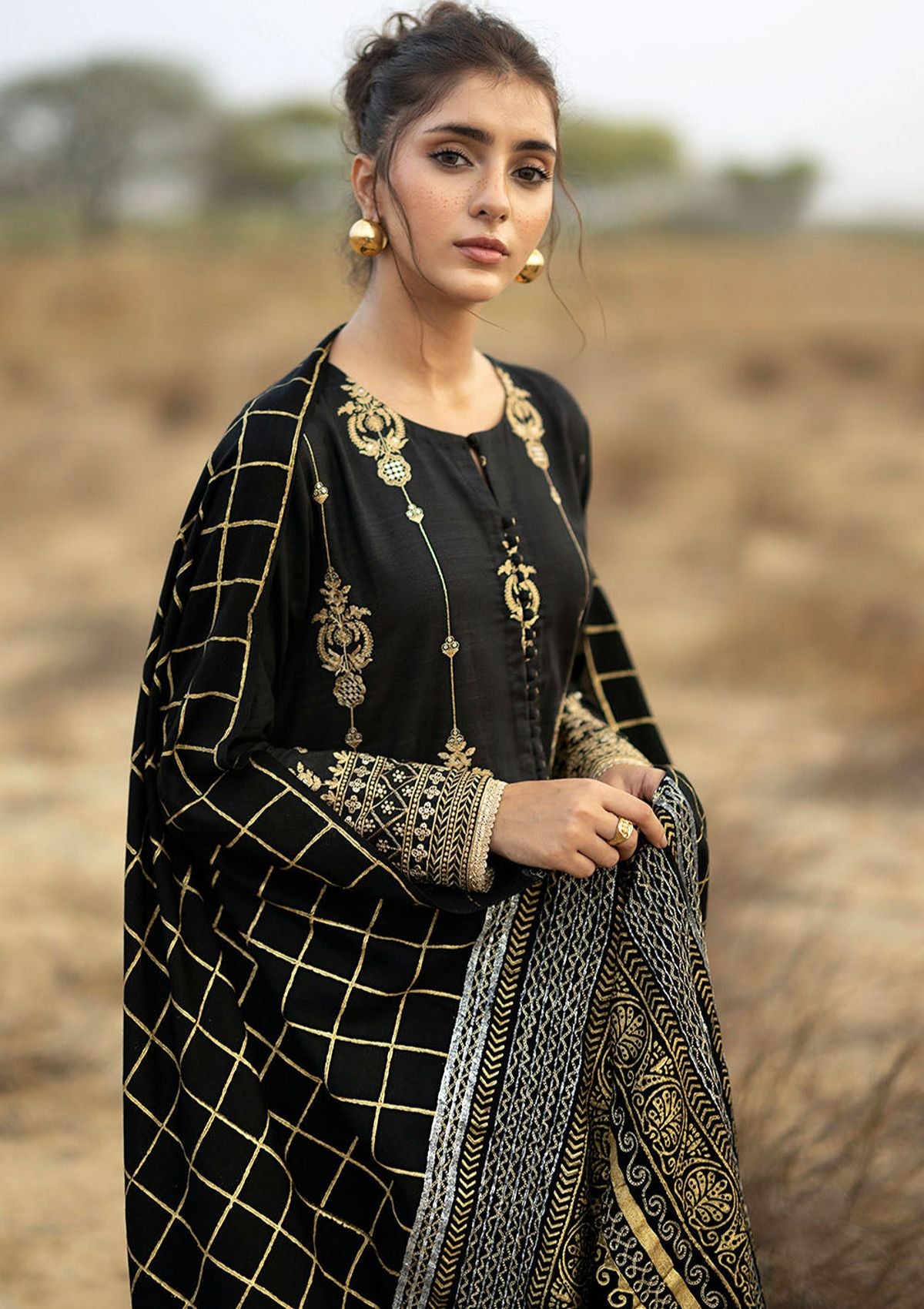 Gul Ahmed Emb Pashmina'26 AP-62031