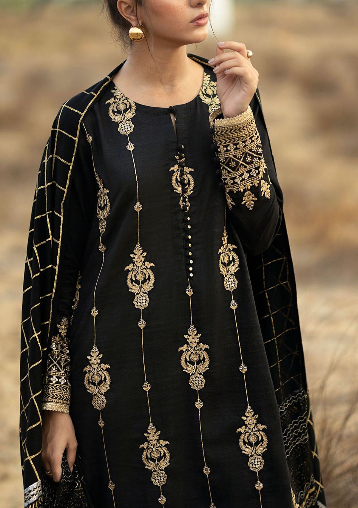 Gul Ahmed Emb Pashmina'26 AP-62031