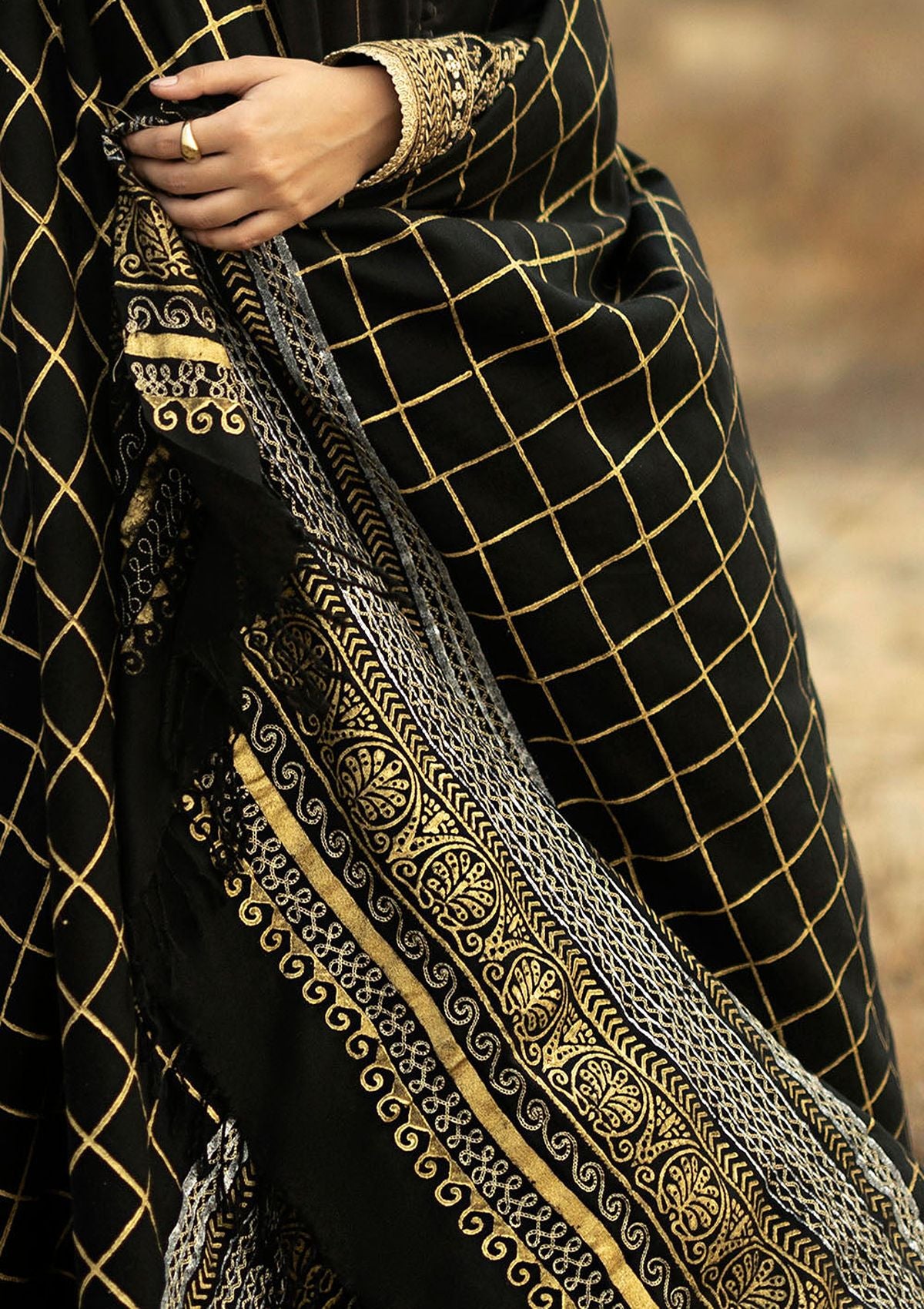 Gul Ahmed Emb Pashmina'26 AP-62031