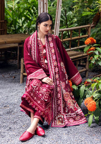 Mushq Hemline Symphony Karandi'25 D-03 Emerald Glimmer