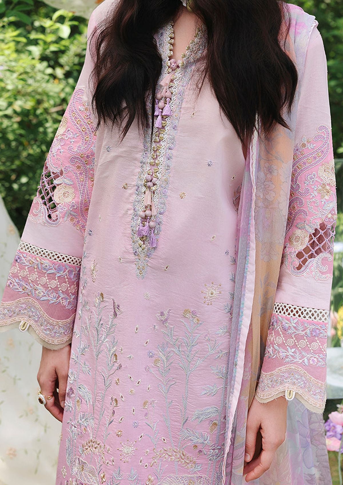 Mushq Hemline The Secret Garden Lawn'26 D-12 Enchanted Vine