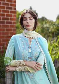 Mushq Solace Ombre Chikankari'26 D-02 Ethereal Pause