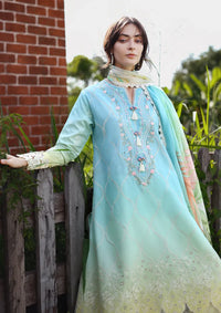 Mushq Solace Ombre Chikankari'26 D-02 Ethereal Pause