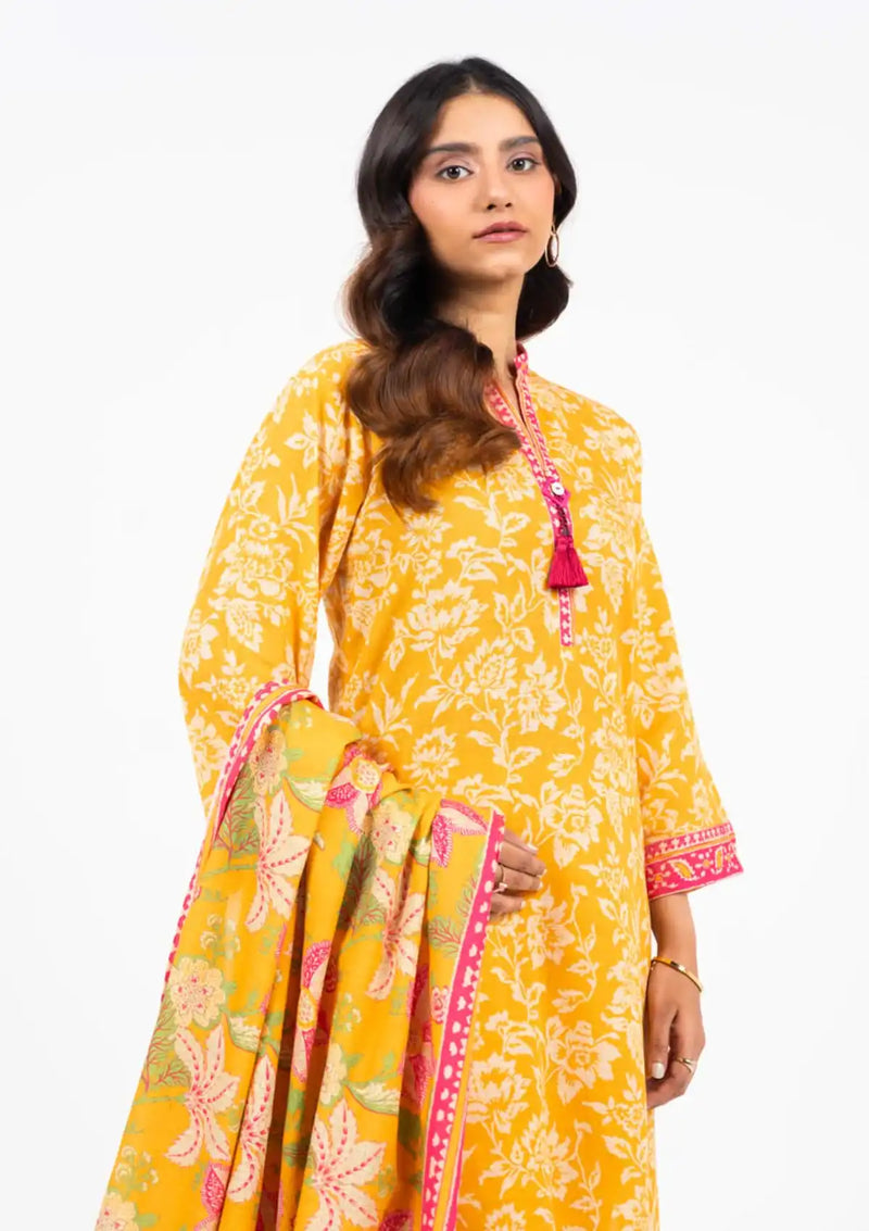 Al Karam Winter'24 Vol-01 3Pc FW-23.1-24-Yellow