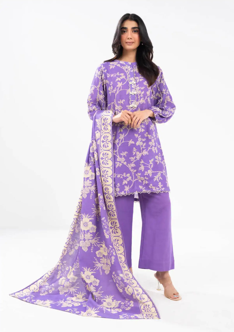 Al Karam Winter'24 Vol-01 3Pc FW-27.1-24-Purple