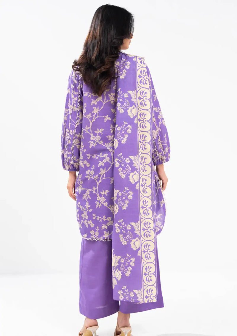 Al Karam Winter'24 Vol-01 3Pc FW-27.1-24-Purple