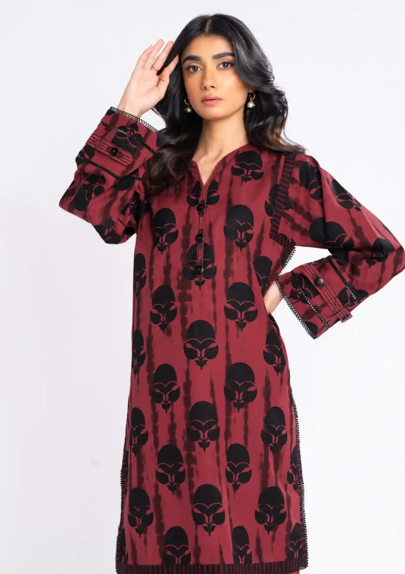 Al Karam Winter'24 Vol-01 2Pc FW-53.1-24-Red