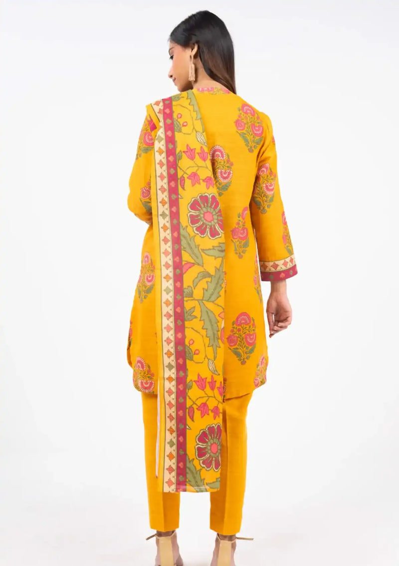 Al Karam Winter'24 Vol-01 2Pc FW-60.1-24-Yellow