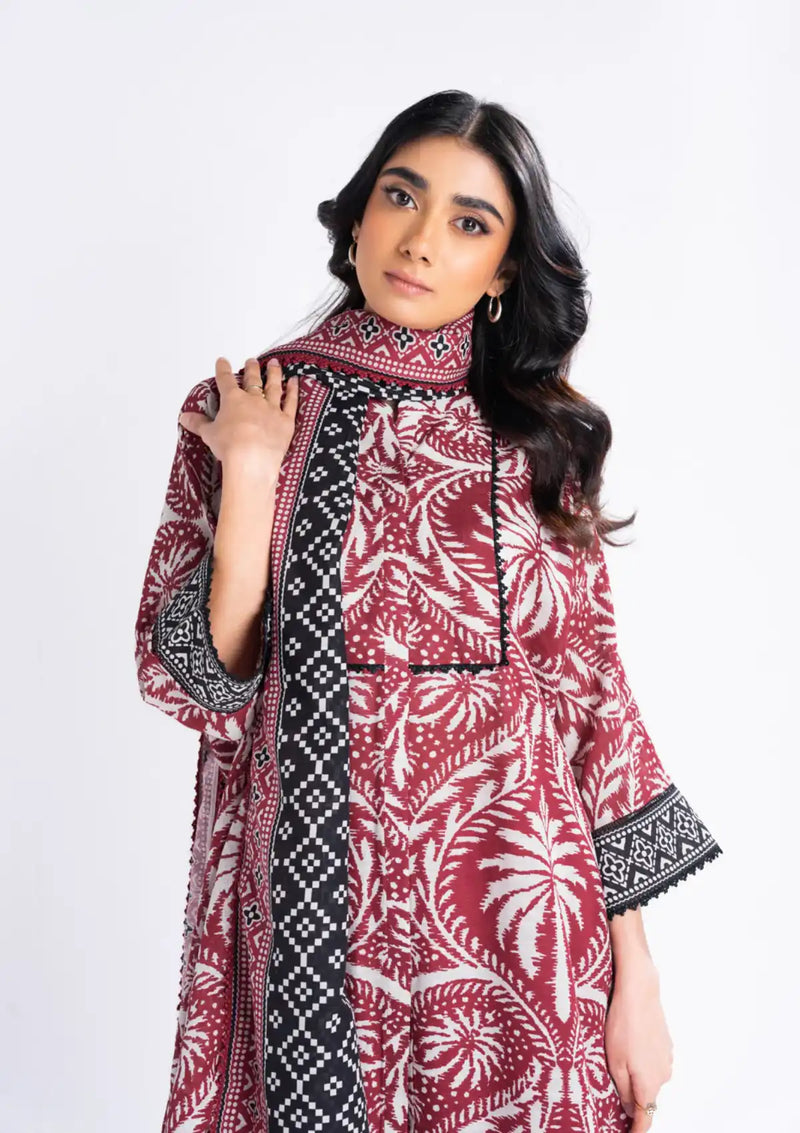 Al Karam Winter'24 Vol-01 3Pc FW-15-24-Maroon