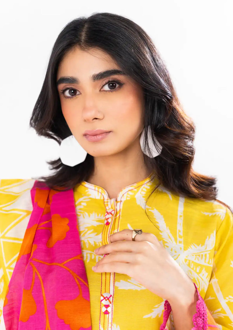 Al Karam Winter'24 Vol-01 3Pc FW-25-24-Yellow