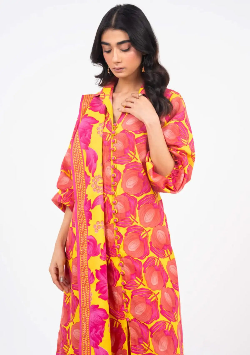 Al Karam Winter'24 Vol-01 3Pc FW-24-24-Yellow