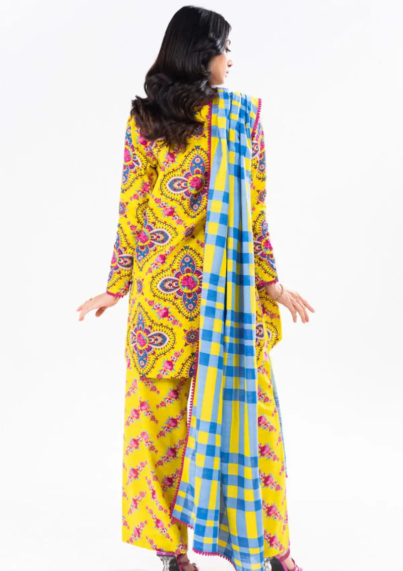 Al Karam Winter'24 Vol-01 3Pc FW-49-24-Yellow