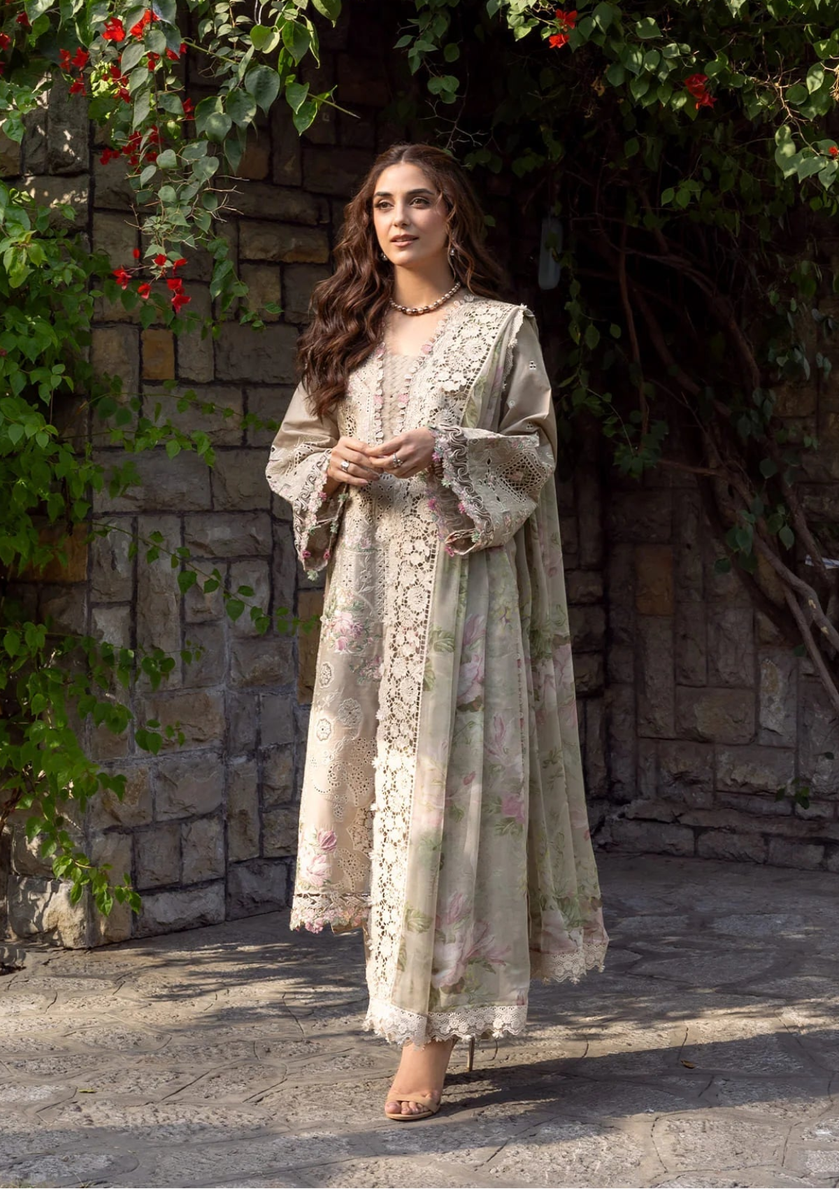 Elaf Luxury Lawn'26 ELY-2A CAMELLIA
