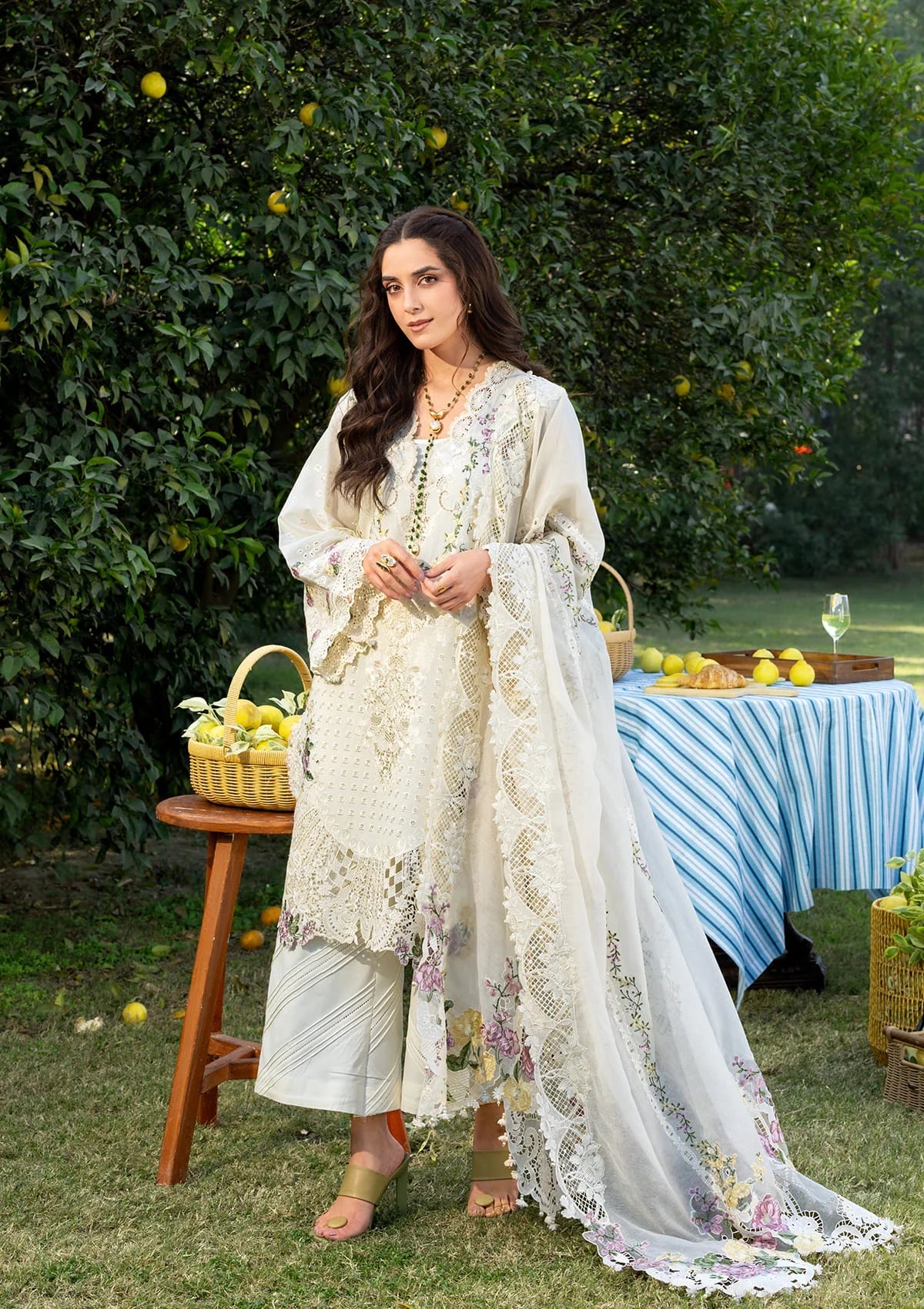 Elaf Luxury Lawn'26 ELY-3A PERLE
