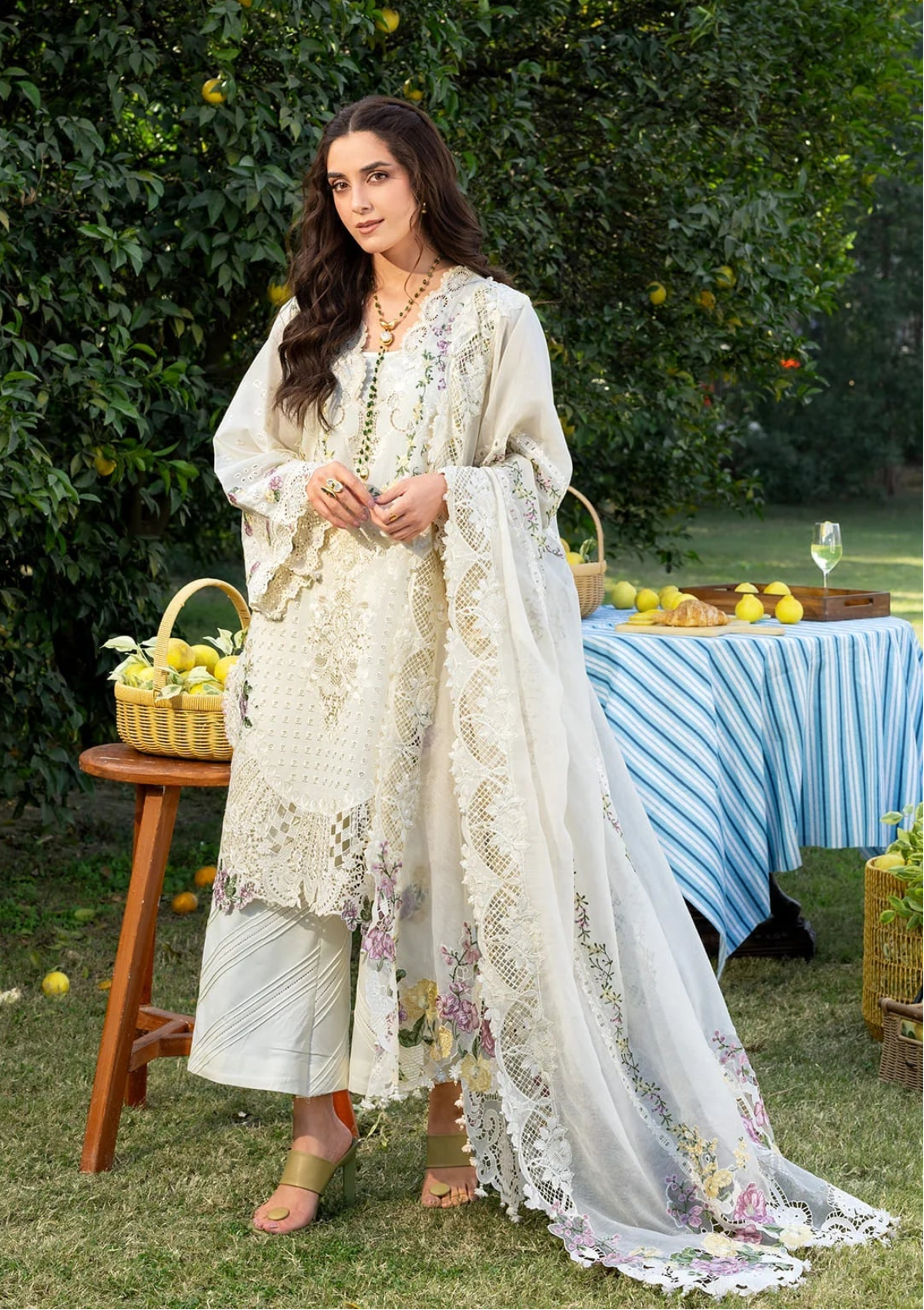 Elaf Luxury Lawn'26 ELY-3A PERLE
