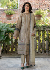 Farasha Bahaar Emb Lawn'24 D-05 WHIMSICAL SAGE - Mohsin Saeed Fabrics