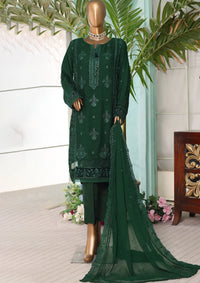 Fasaane By HZ Formal Pret'24 HZK-100 Green - Mohsin Saeed Fabrics