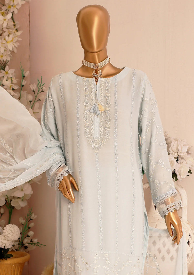 Fasaane By HZ Formal Pret'24 Vol-02 HZK-155 Light Blue