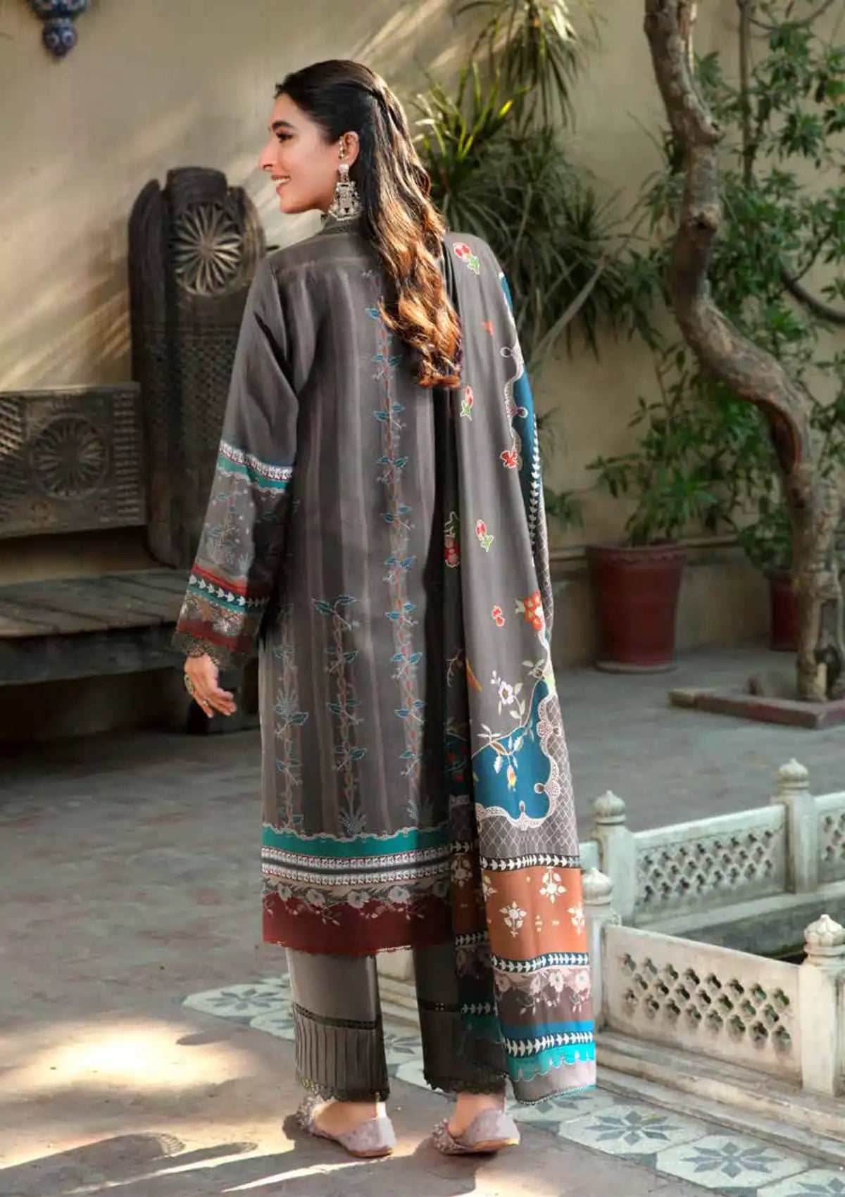 Florent Tassawar Luxury Karandi'23 FL-7B - Mohsin Saeed Fabrics