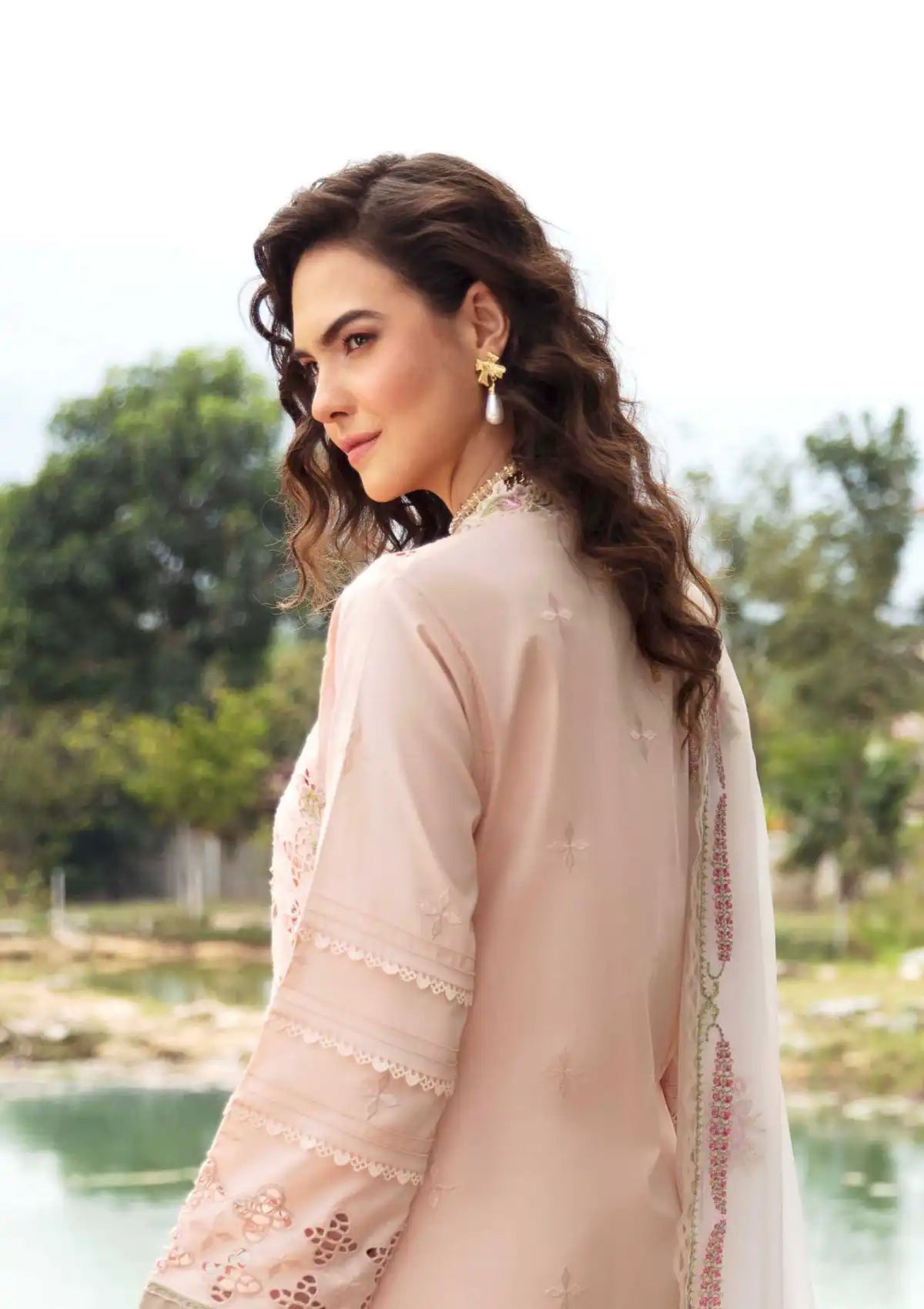 Sable Vogue Luxury Lawn'24 SL-03 - Mohsin Saeed Fabrics