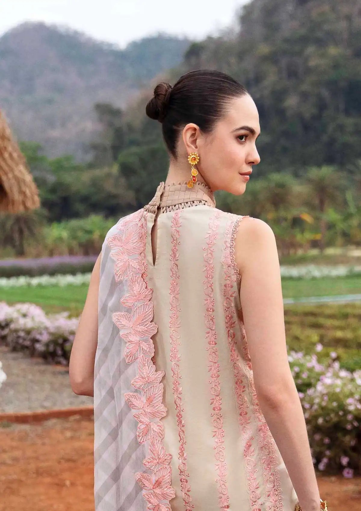 Sable Vogue Luxury Lawn'24 SL-06 - Mohsin Saeed Fabrics