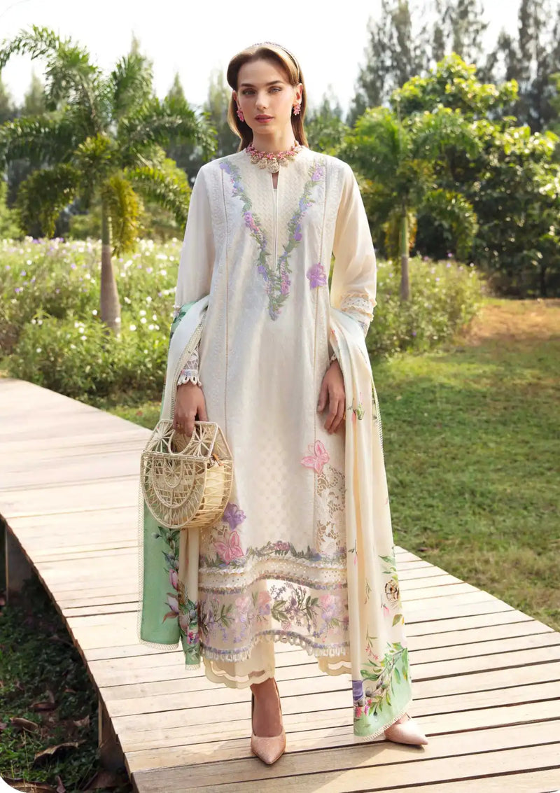 Sable Vogue Luxury Lawn'24 SL-07 - Mohsin Saeed Fabrics