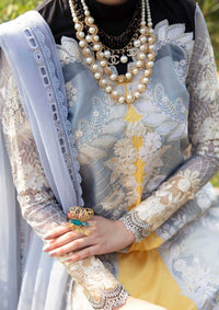 Sable Vogue Luxury Lawn'24 SL-11 - Mohsin Saeed Fabrics