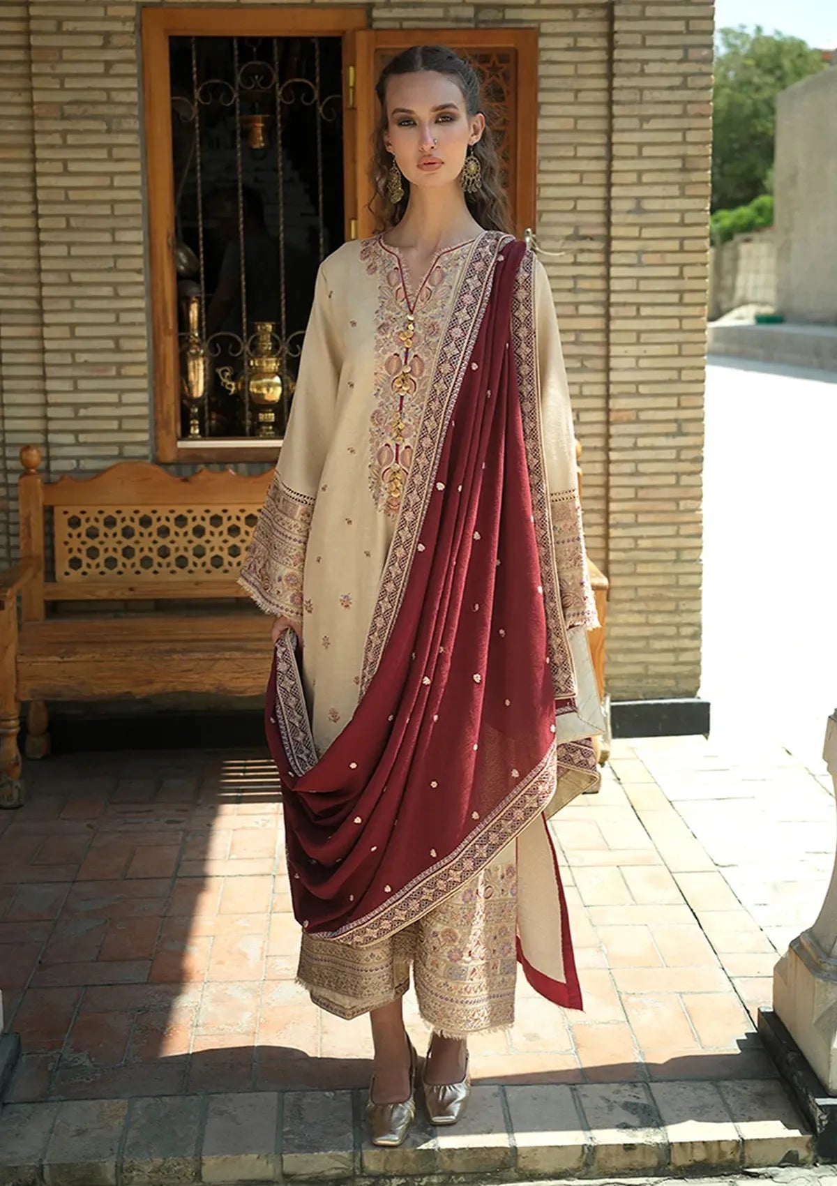 Mushq Hemline Bukhara Winter Edit'26 D-10 Frosted Dome