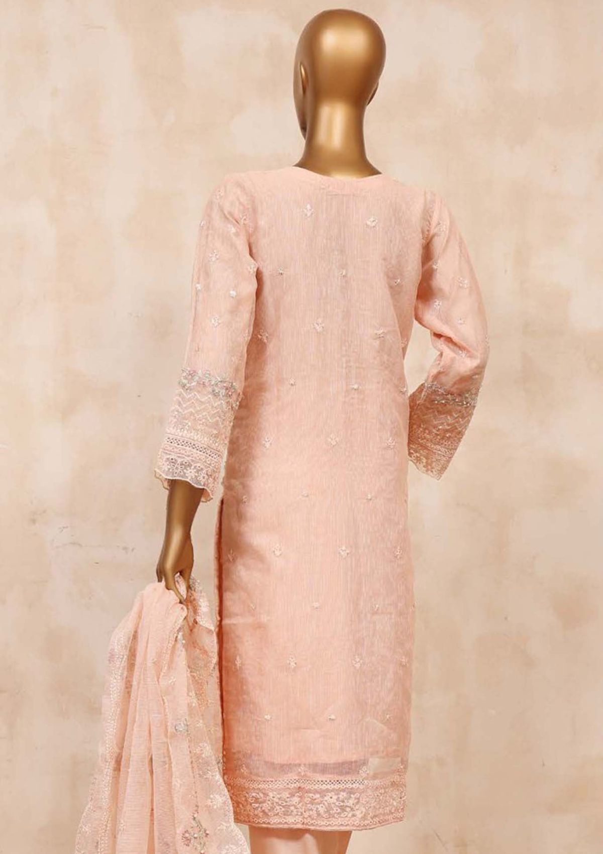 Sadabahar Winter Daily Pret 3 Pcs'23 RTW-6603 (Pink) - Mohsin Saeed Fabrics