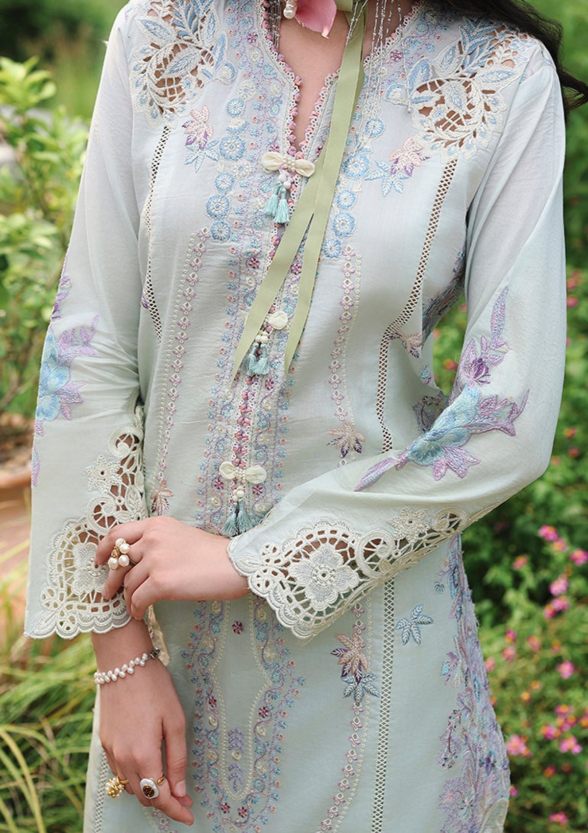Mushq Hemline The Secret Garden Lawn'26 D-03 Garden Royale