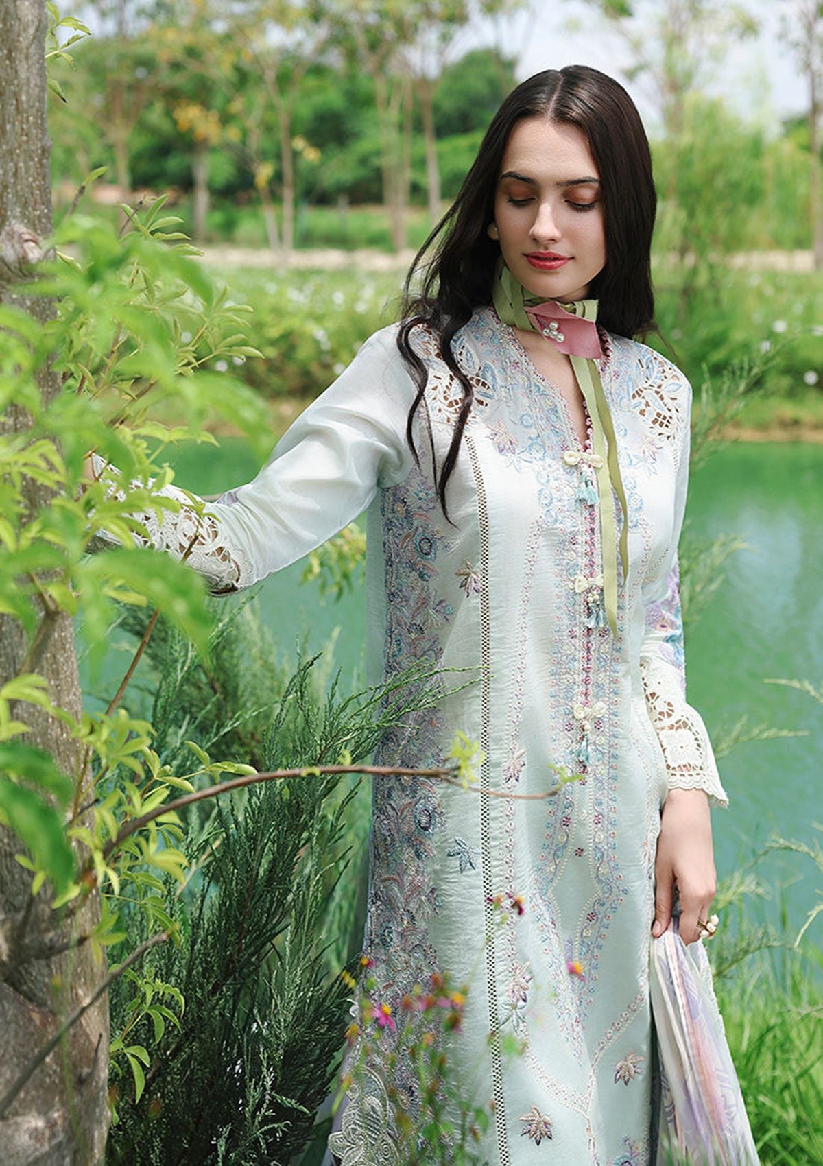 Mushq Hemline The Secret Garden Lawn'26 D-03 Garden Royale