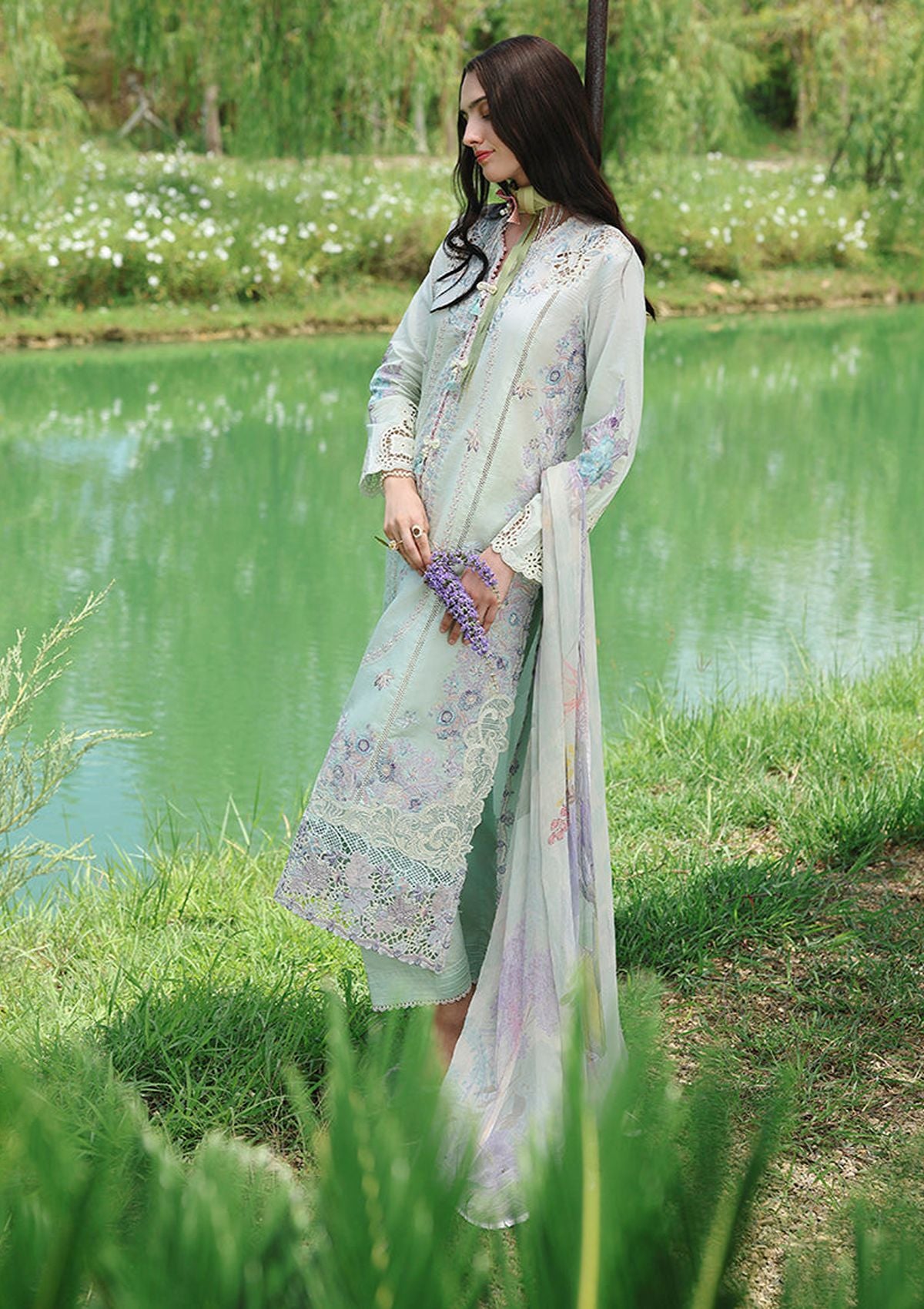 Mushq Hemline The Secret Garden Lawn'26 D-03 Garden Royale