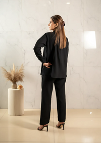 Sidra Fahad Westren'25 SF-302 Plain Black