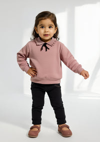 Girls Terry Shirt in Pink