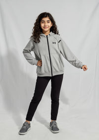 Girls Terry Hoodie in Grey