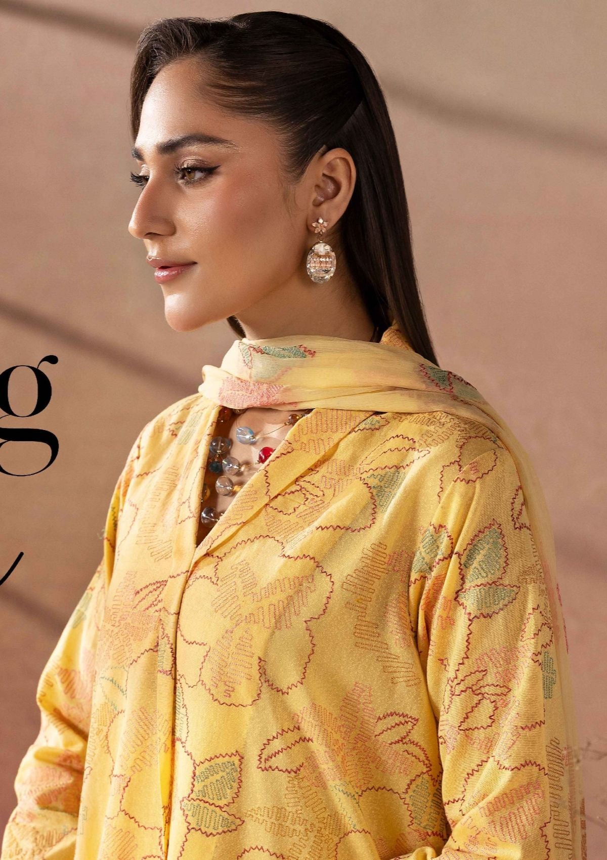 Khoobsurat Ghazal Emb Karandi By Nur'25 G-101