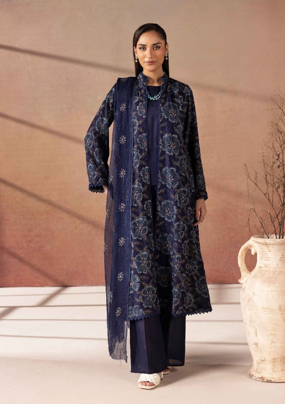 Khoobsurat Ghazal Emb Karandi By Nur'25 G-102