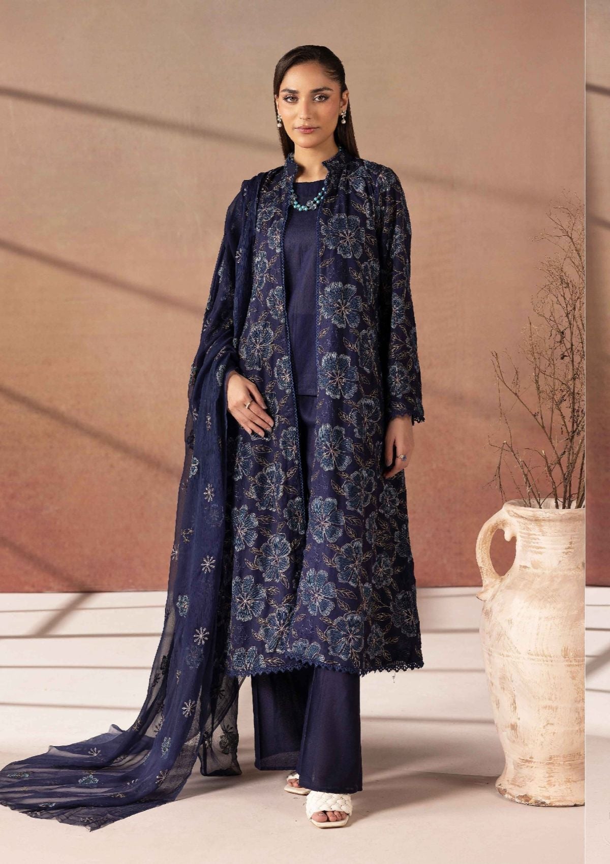 Khoobsurat Ghazal Emb Karandi By Nur'25 G-102