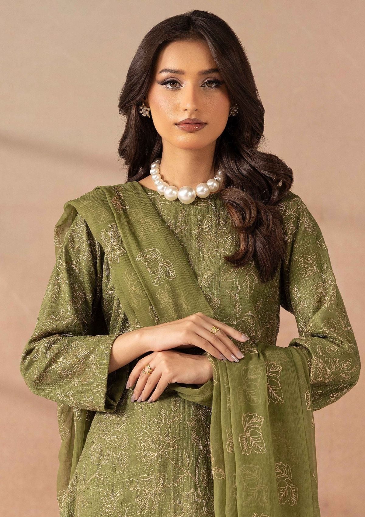 Khoobsurat Ghazal Emb Karandi By Nur'25 G-105