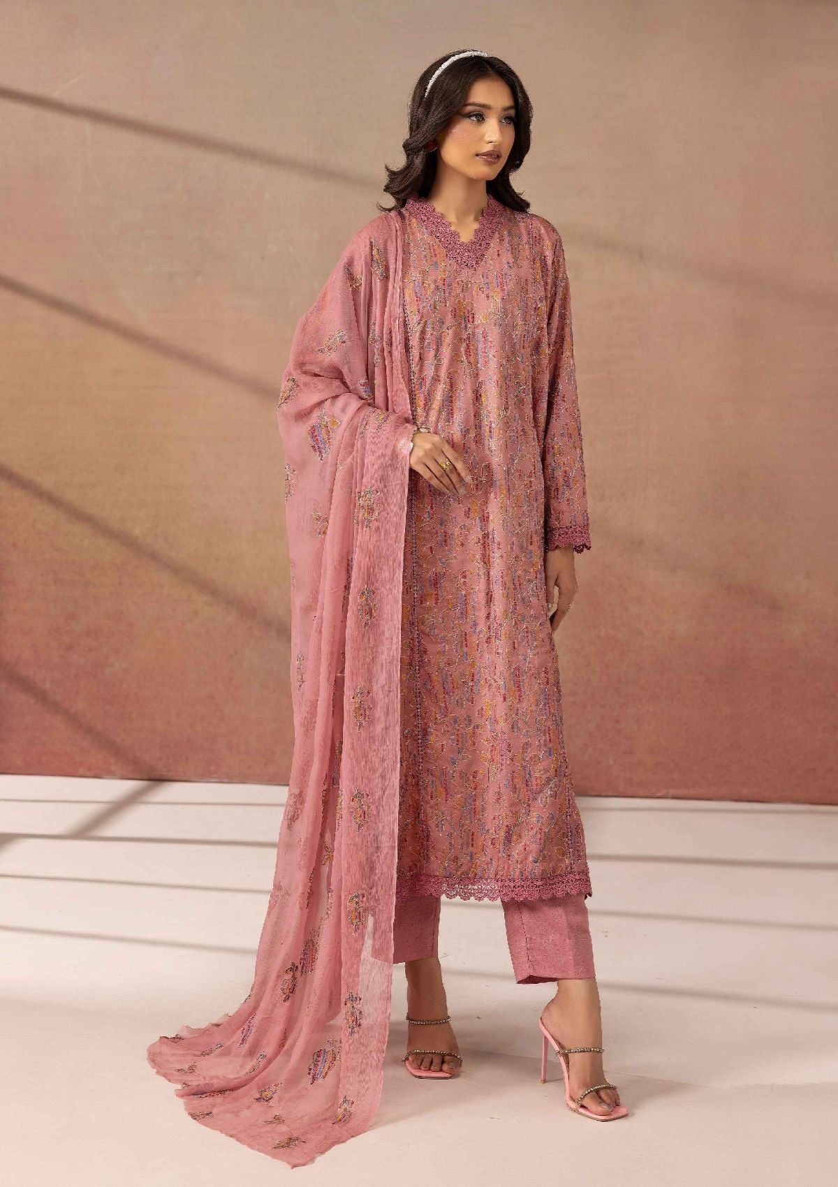 Khoobsurat Ghazal Emb Karandi By Nur'25 G-108