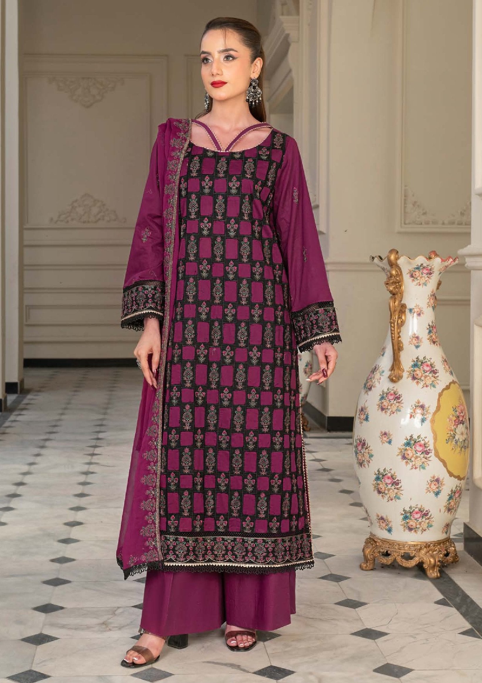 Ghazal By Wania Eid Lawn Vol-1'26 WL-45