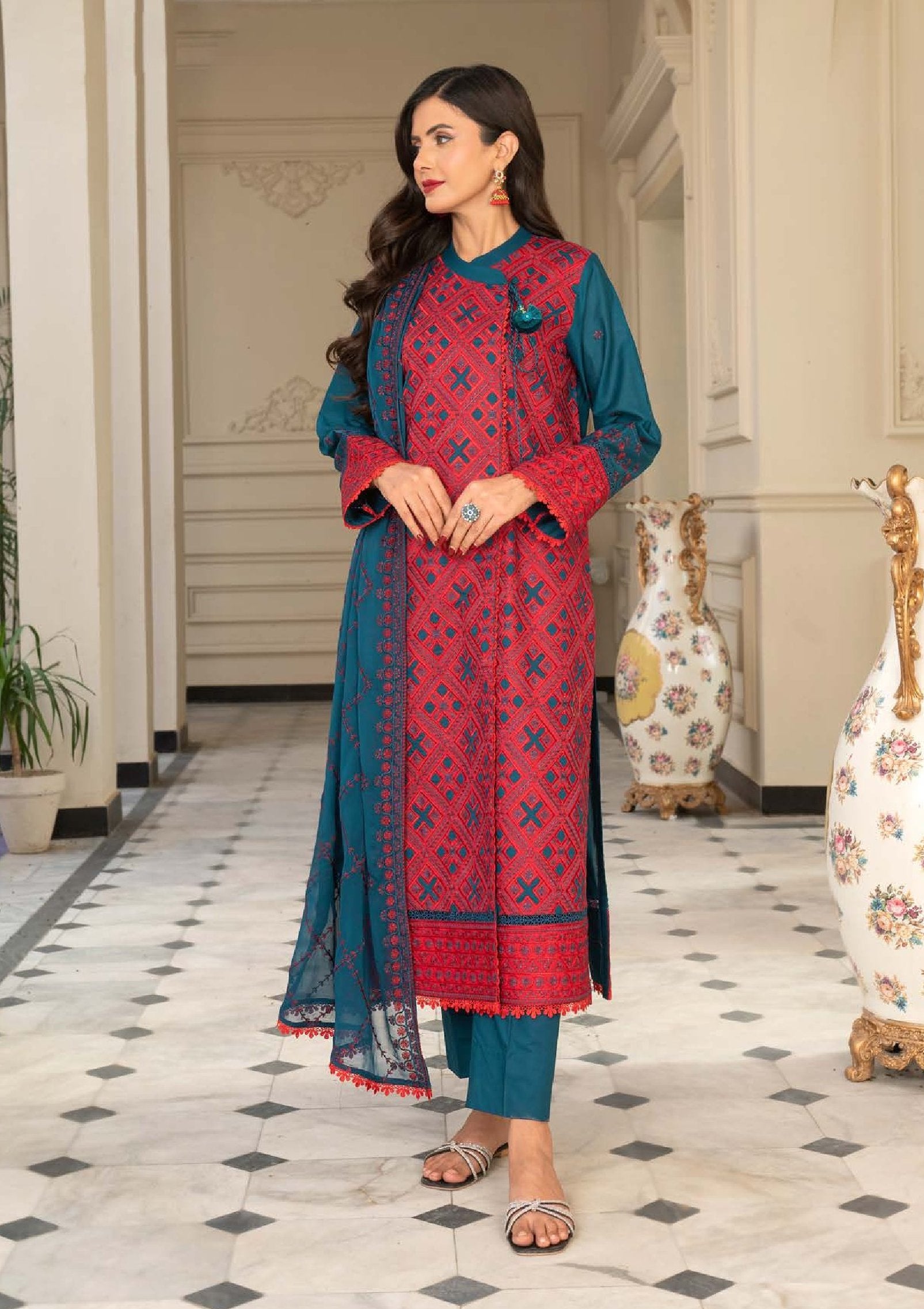 Ghazal By Wania Eid Lawn Vol-1'26 WL-47