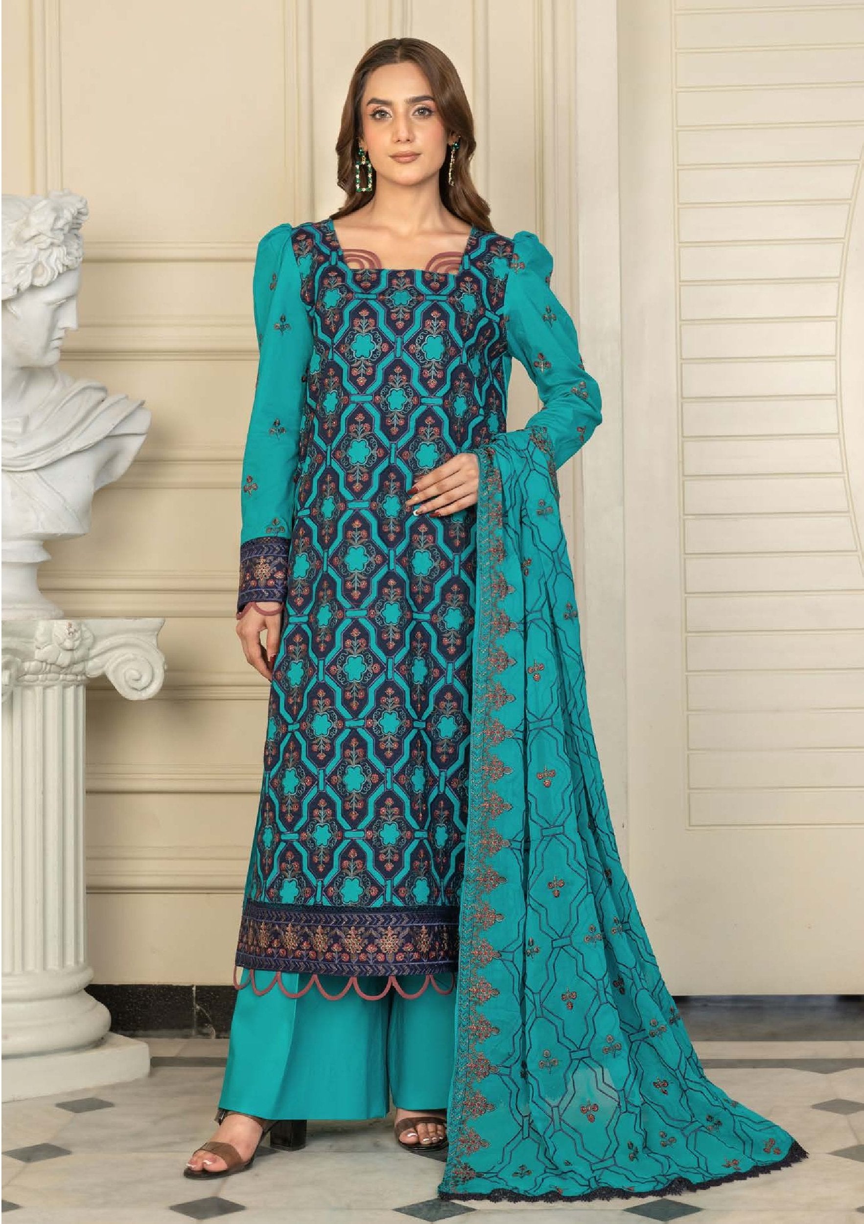 Ghazal By Wania Eid Lawn Vol-1'26 WL-48
