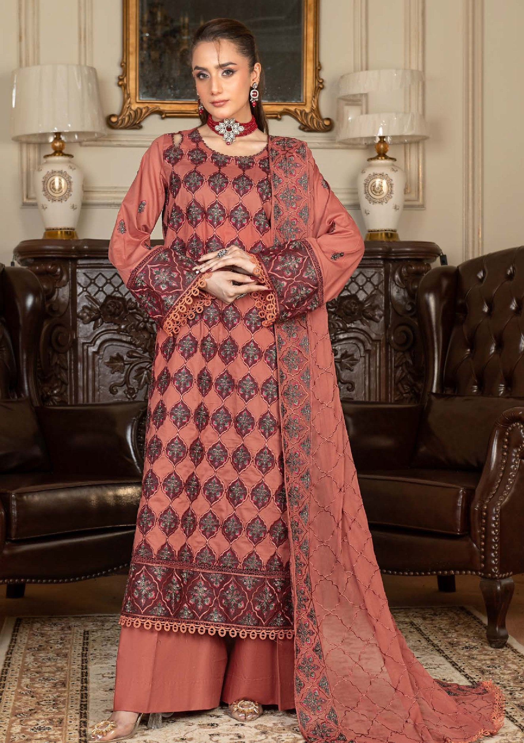 Ghazal By Wania Eid Lawn Vol-1'26 WL-49