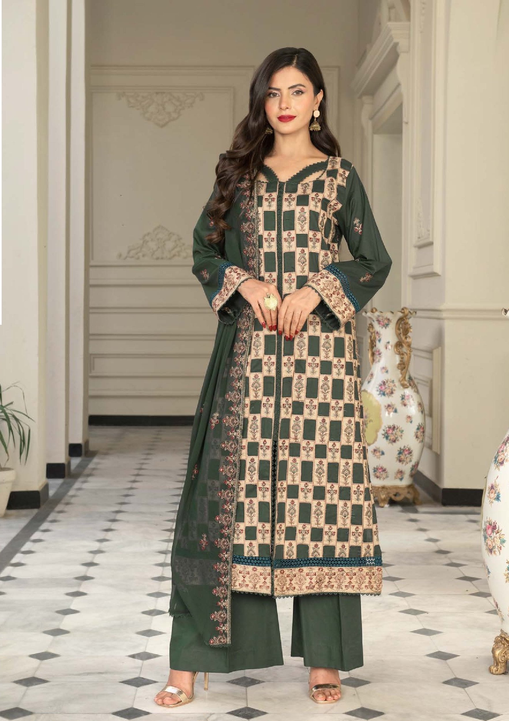 Ghazal By Wania Eid Lawn Vol-1'26 WL-50