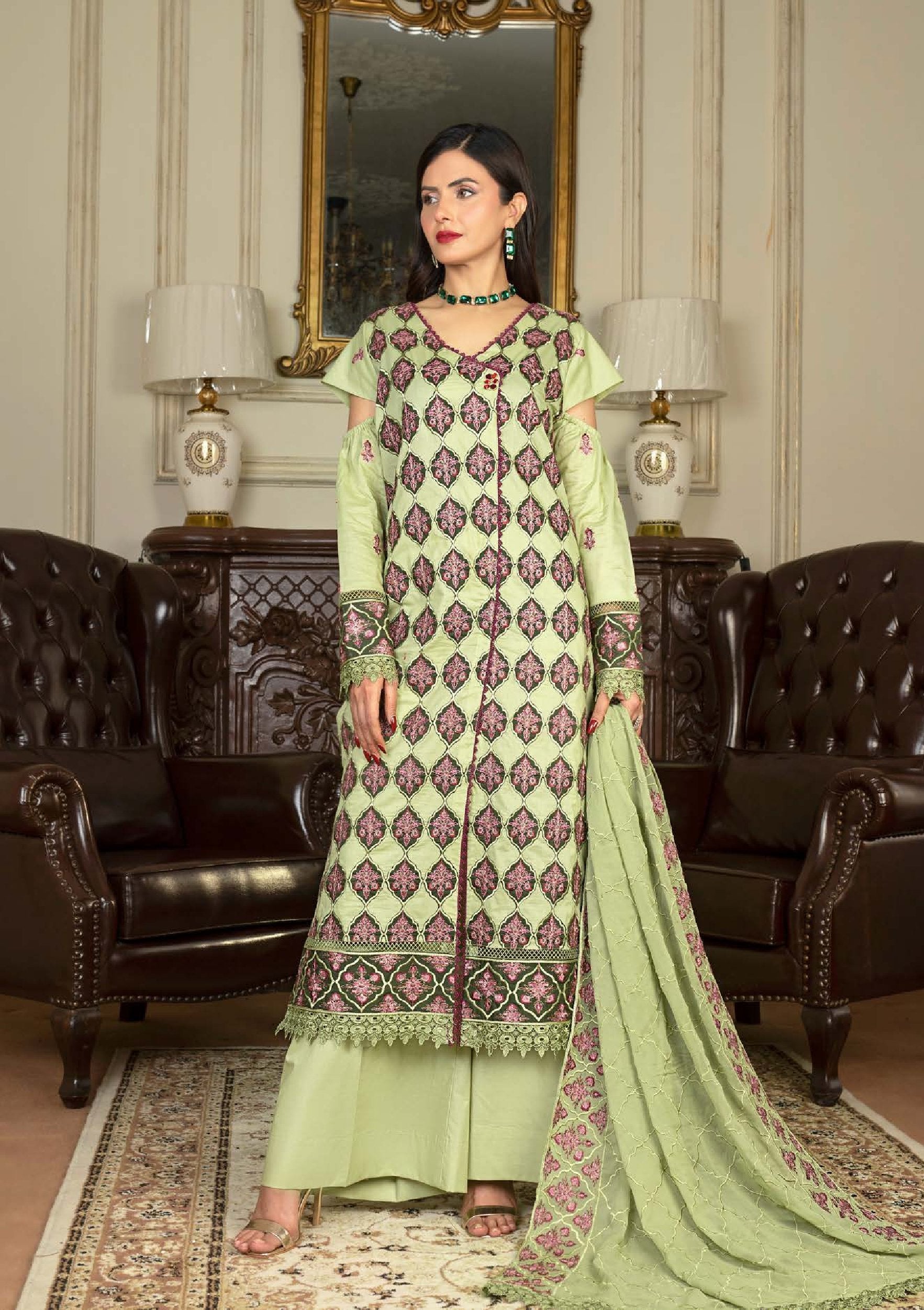 Ghazal By Wania Eid Lawn Vol-1'26 WL-52