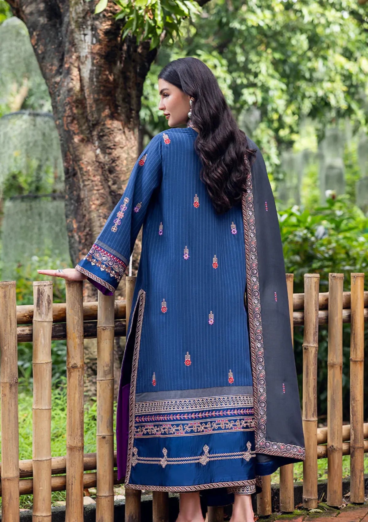 Mushq Hemline Symphony Karandi'25 D-10 Granite Song